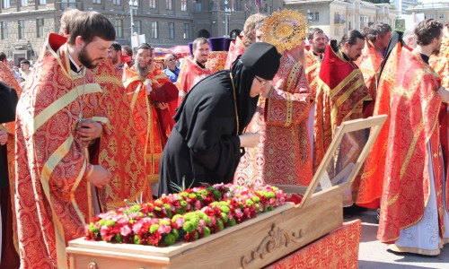 Сестры обители приняли участие в торжестве, посвященном 100-летию мученического подвига св. Николая Попова